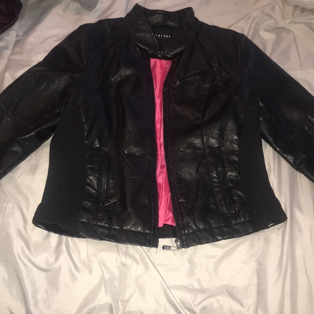 Leather jacket